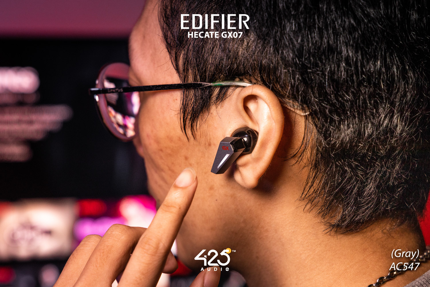 edifier hecate gx07,hecate gx07,หูฟัง,หูฟังไร้สาย,game mode,active noise cancelling,หูฟังเกมมิ่ง,pubg,เสียงดี